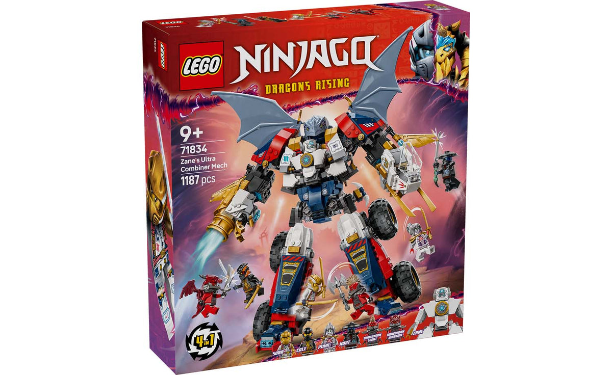 LEGO NINJAGO Zane's Ultra Combiner Mech Building Set - 71834