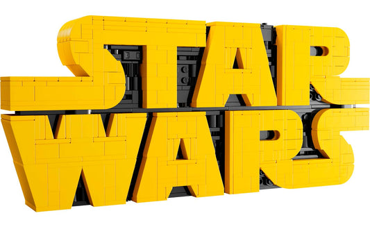 LEGO Star Wars Brick-Built Star Wars Logo Display Model - Set 75407