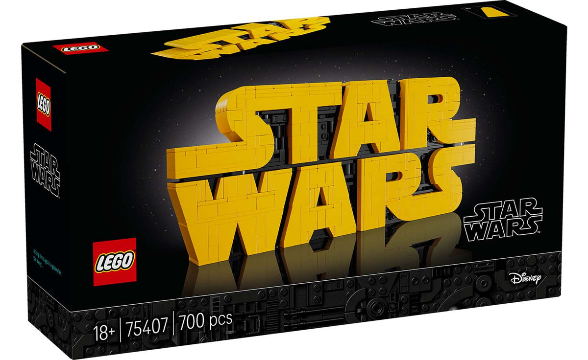 LEGO Star Wars Brick-Built Star Wars Logo Display Model - Set 75407