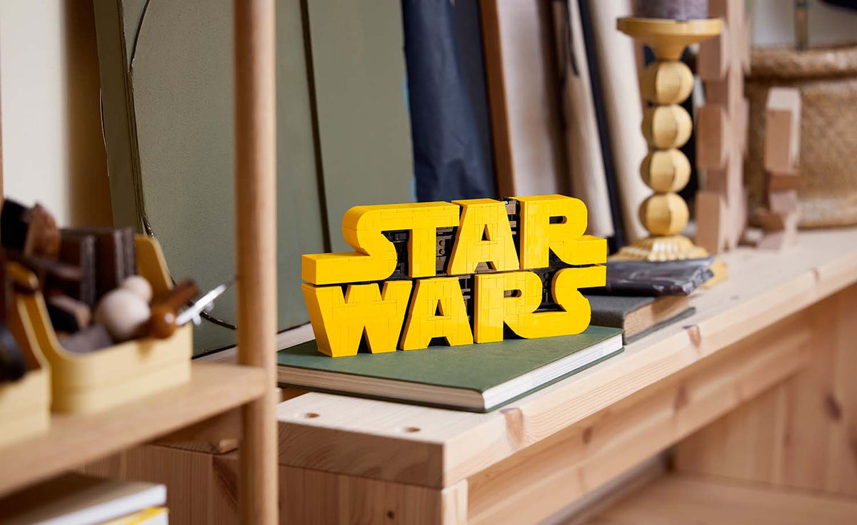 LEGO Star Wars Brick-Built Star Wars Logo Display Model - Set 75407