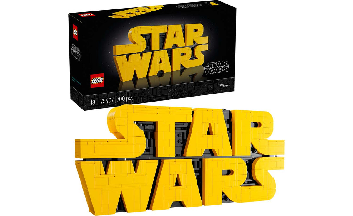 LEGO Star Wars Brick-Built Star Wars Logo Display Model - Set 75407