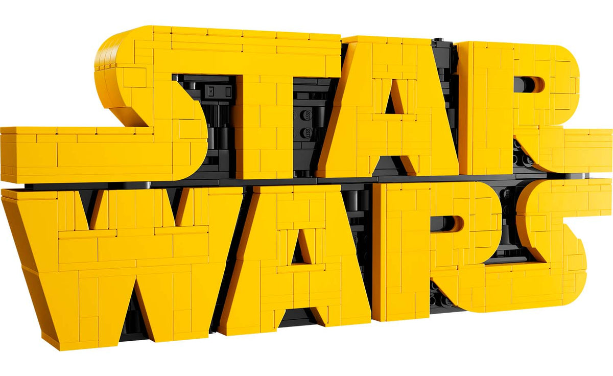 LEGO Star Wars Brick-Built Star Wars Logo Display Model - Set 75407