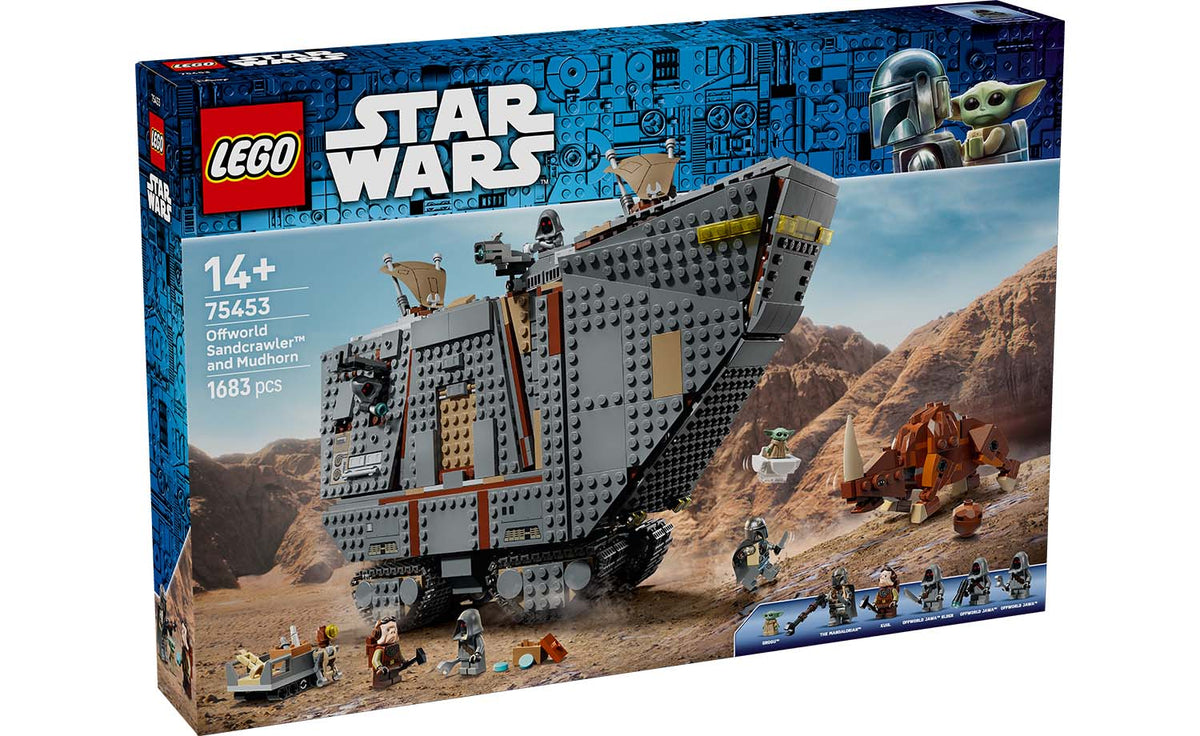 LEGO Star Wars Offworld Sandcrawler and Mudhorn Building Set - 75453