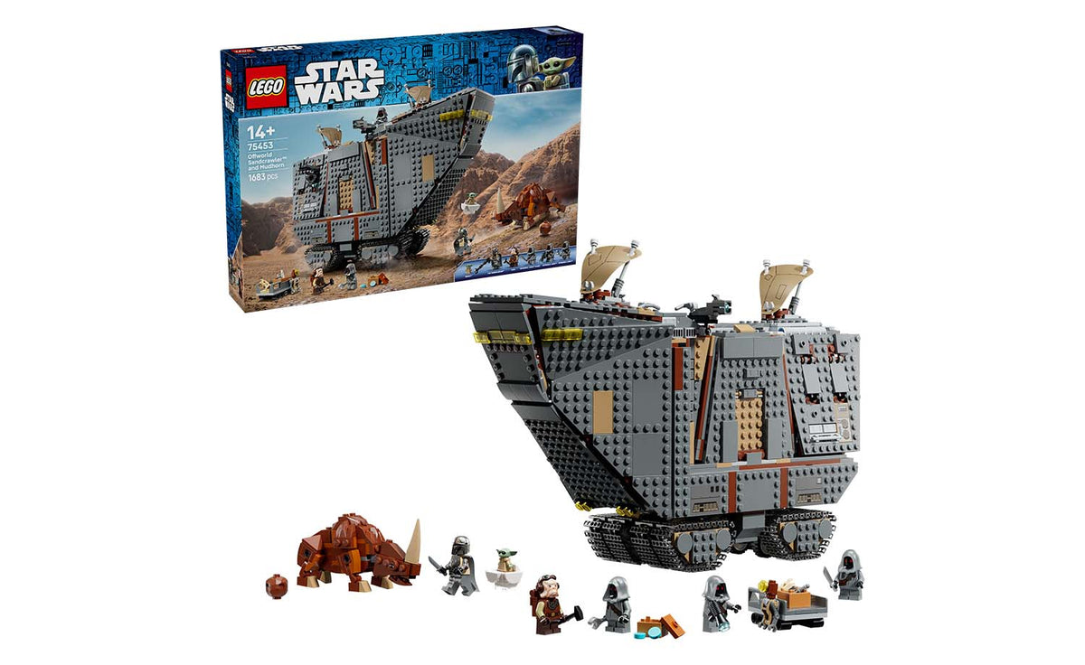 LEGO Star Wars Offworld Sandcrawler and Mudhorn Building Set - 75453