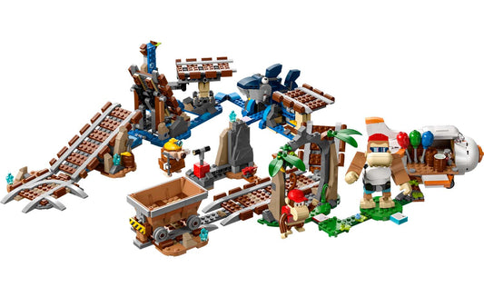 LEGO Super Mario Diddy Kong's Mine Cart Ride Expansion Set - 71425