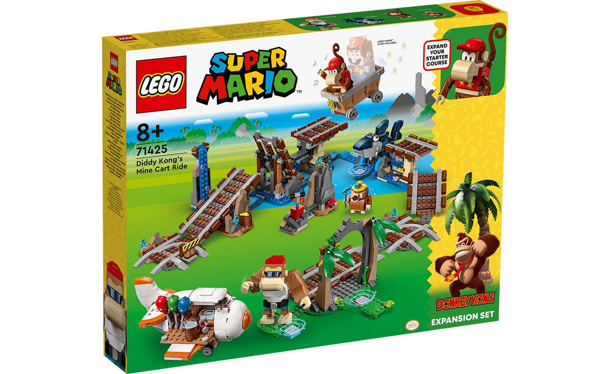 LEGO Super Mario Diddy Kong's Mine Cart Ride Expansion Set - 71425