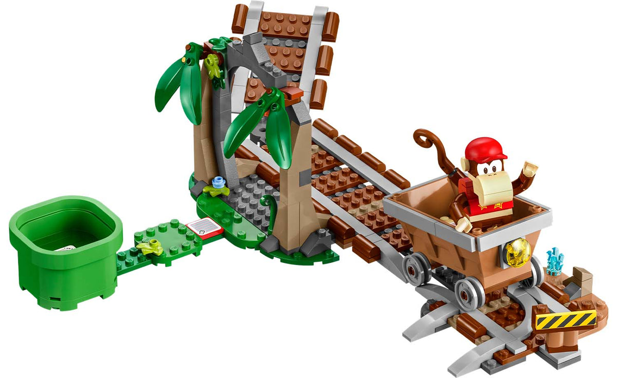 LEGO Super Mario Diddy Kong's Mine Cart Ride Expansion Set - 71425