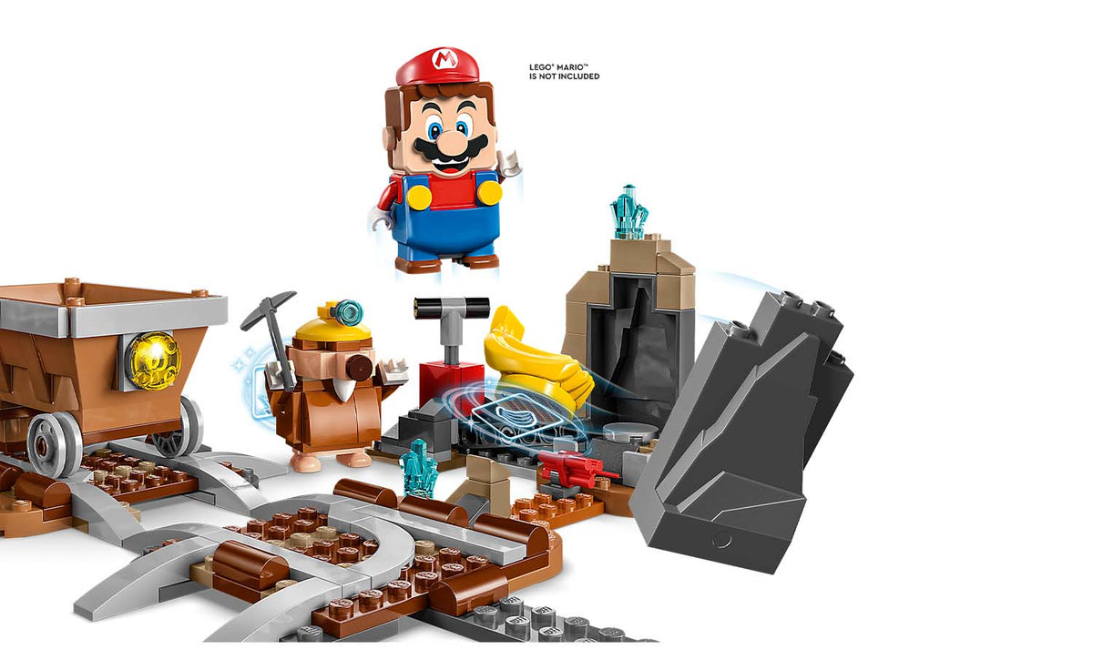 LEGO Super Mario Diddy Kong's Mine Cart Ride Expansion Set - 71425