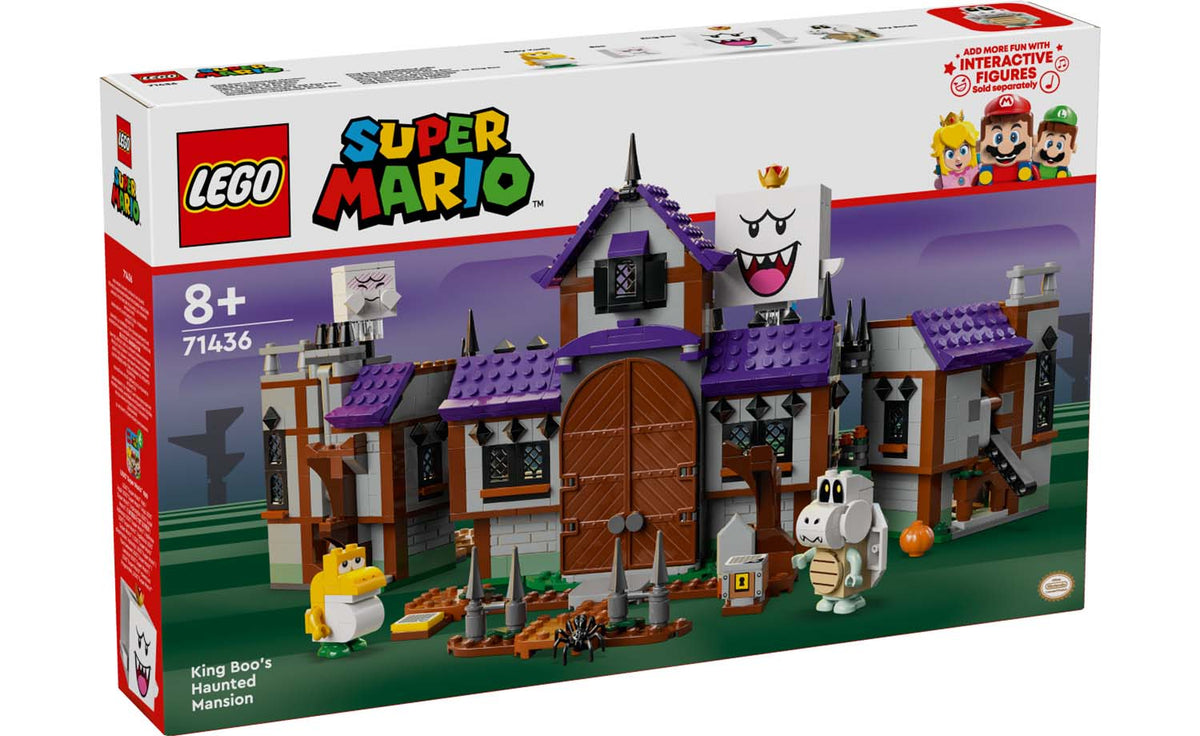 LEGO Super Mario King Boo's Haunted Mansion Building Set - 71436