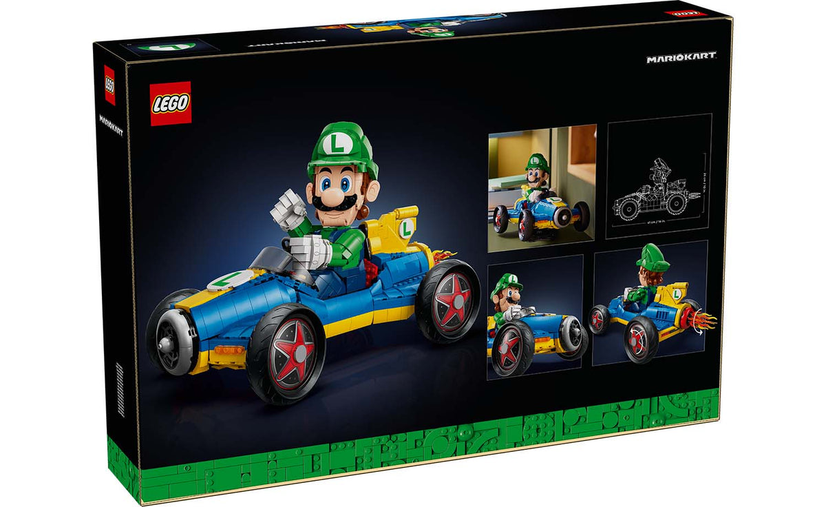 LEGO Super Mario Mario Kart – Luigi & Mach 8 Building Set - 72050