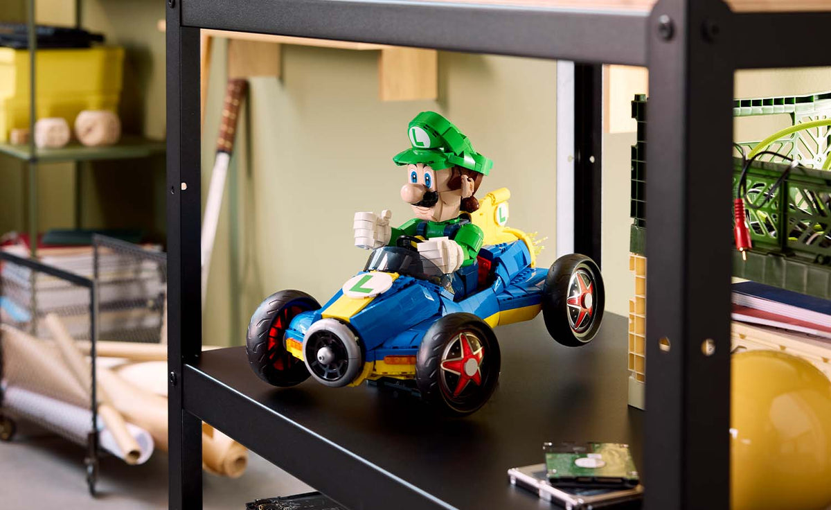 LEGO Super Mario Mario Kart – Luigi & Mach 8 Building Set - 72050