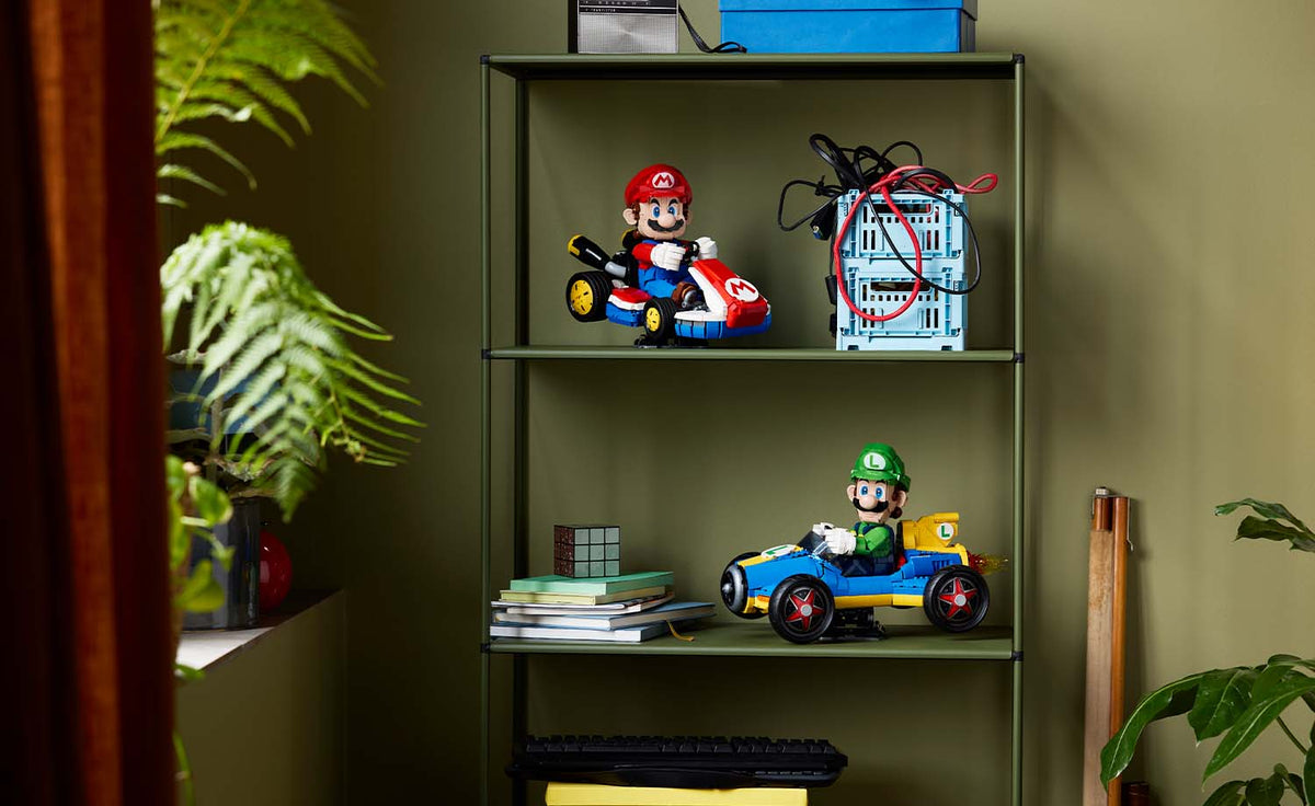 LEGO Super Mario Mario Kart – Luigi & Mach 8 Building Set - 72050