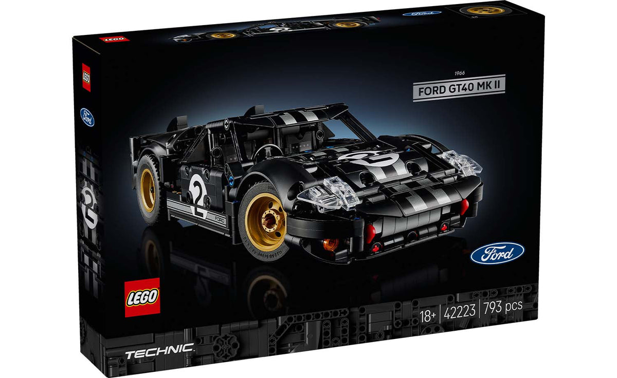 LEGO Technic 1966 Ford GT40 MKII Race Car Building Set - 42223