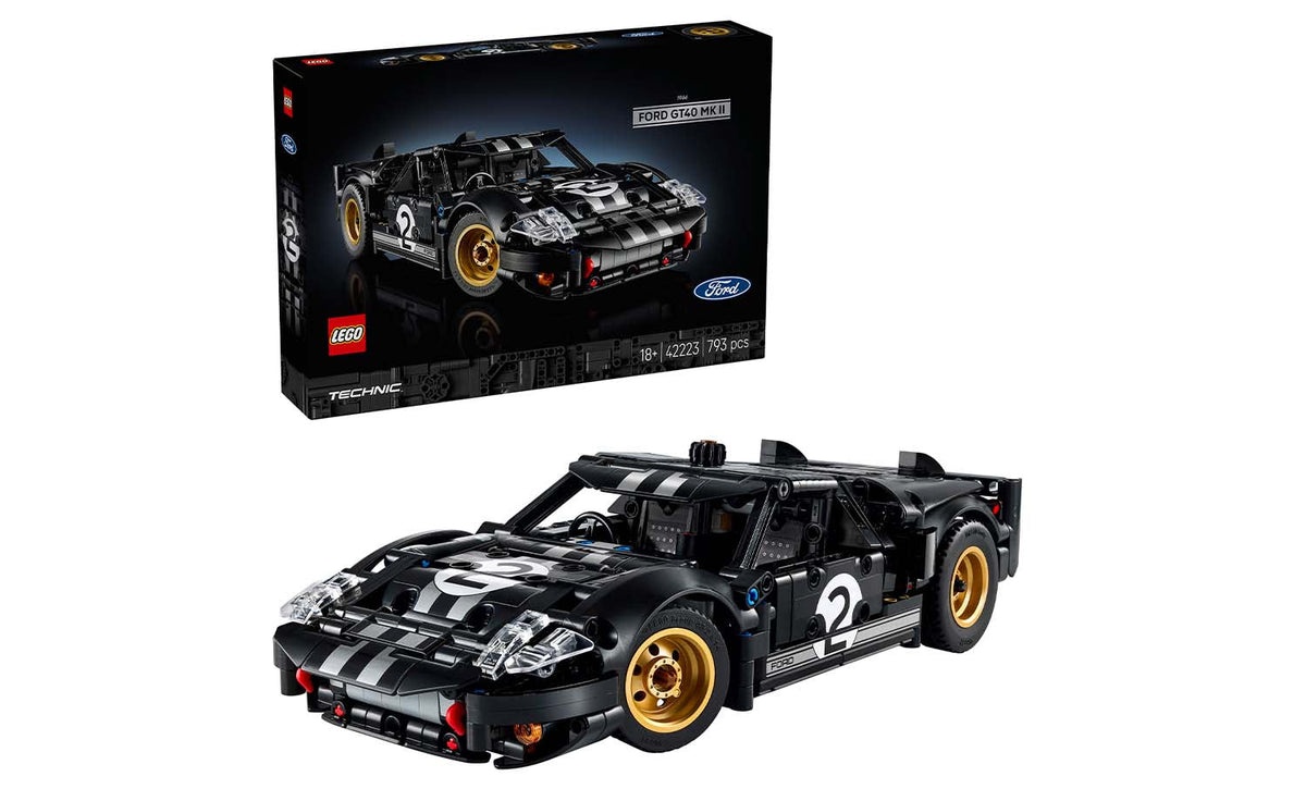 LEGO Technic 1966 Ford GT40 MKII Race Car Building Set - 42223