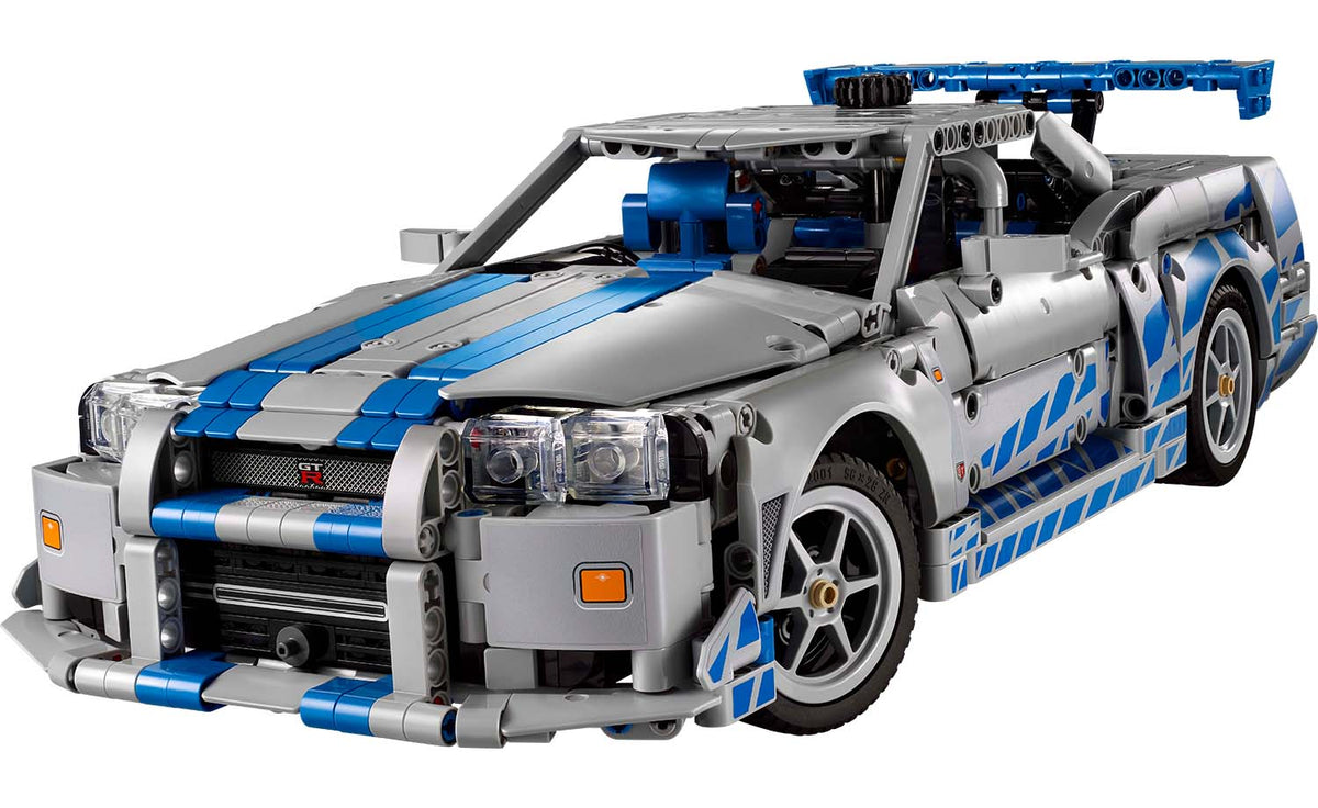LEGO Technic 2 Fast 2 Furious Nissan Skyline GT-R (R34) Car Building Set - 42210