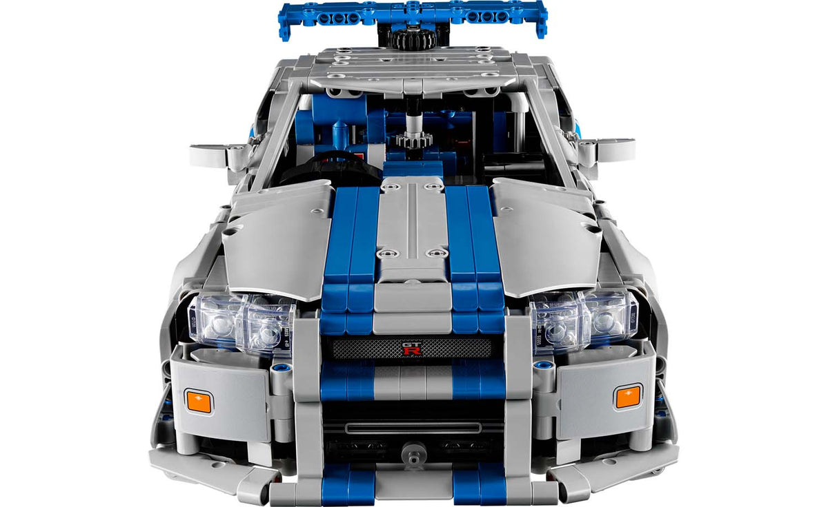 LEGO Technic 2 Fast 2 Furious Nissan Skyline GT-R (R34) Car Building Set - 42210