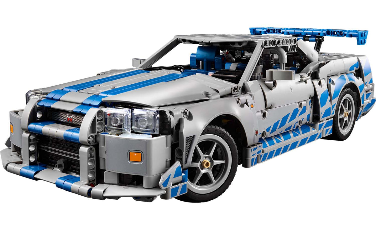 LEGO Technic 2 Fast 2 Furious Nissan Skyline GT-R (R34) Car Building Set - 42210
