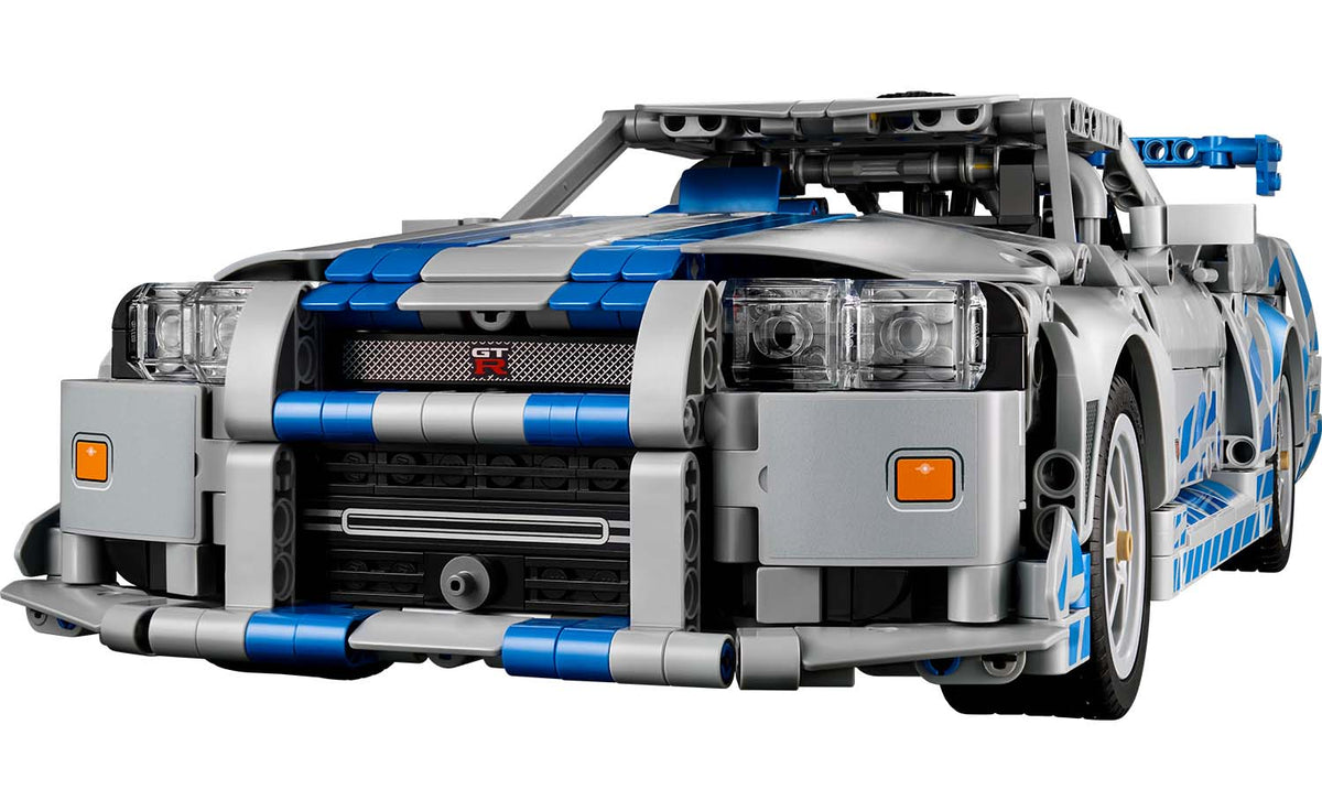LEGO Technic 2 Fast 2 Furious Nissan Skyline GT-R (R34) Car Building Set - 42210