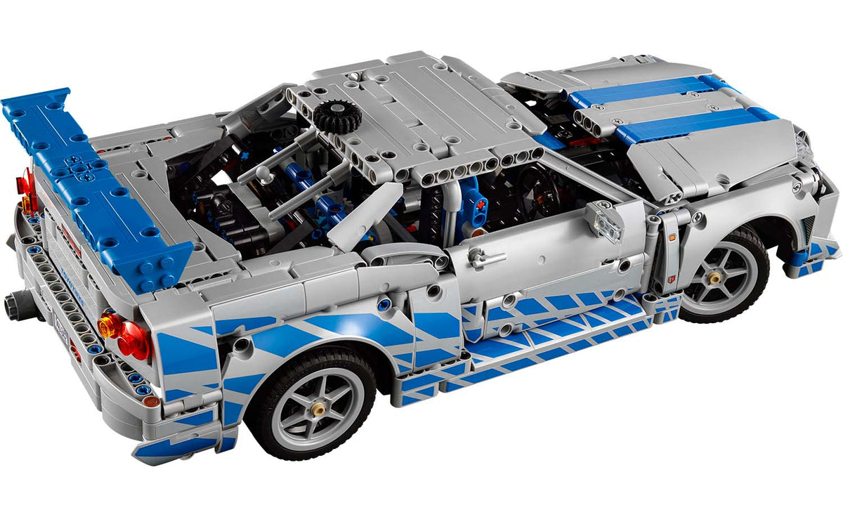LEGO Technic 2 Fast 2 Furious Nissan Skyline GT-R (R34) Car Building Set - 42210