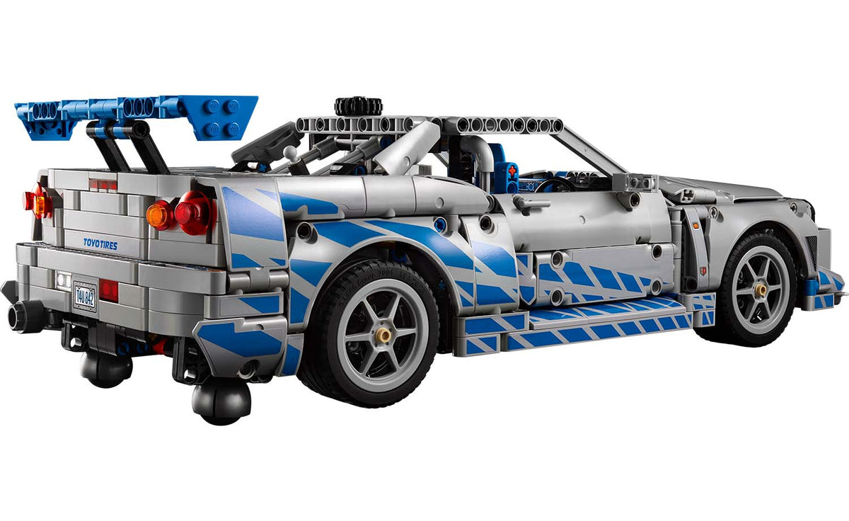 LEGO Technic 2 Fast 2 Furious Nissan Skyline GT-R (R34) Car Building Set - 42210