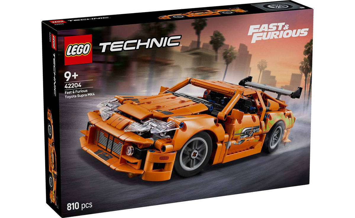 LEGO Technic Fast and Furious Toyota Supra MK4 Building Set - 42204