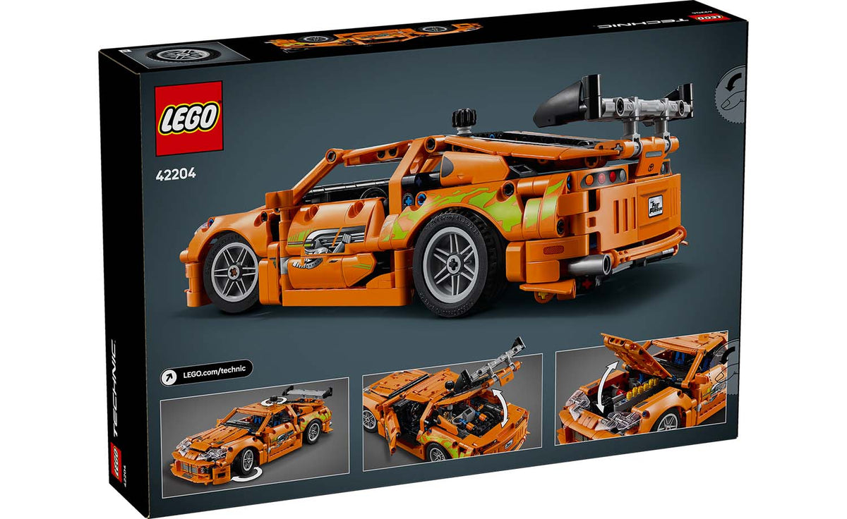 LEGO Technic Fast and Furious Toyota Supra MK4 Building Set - 42204