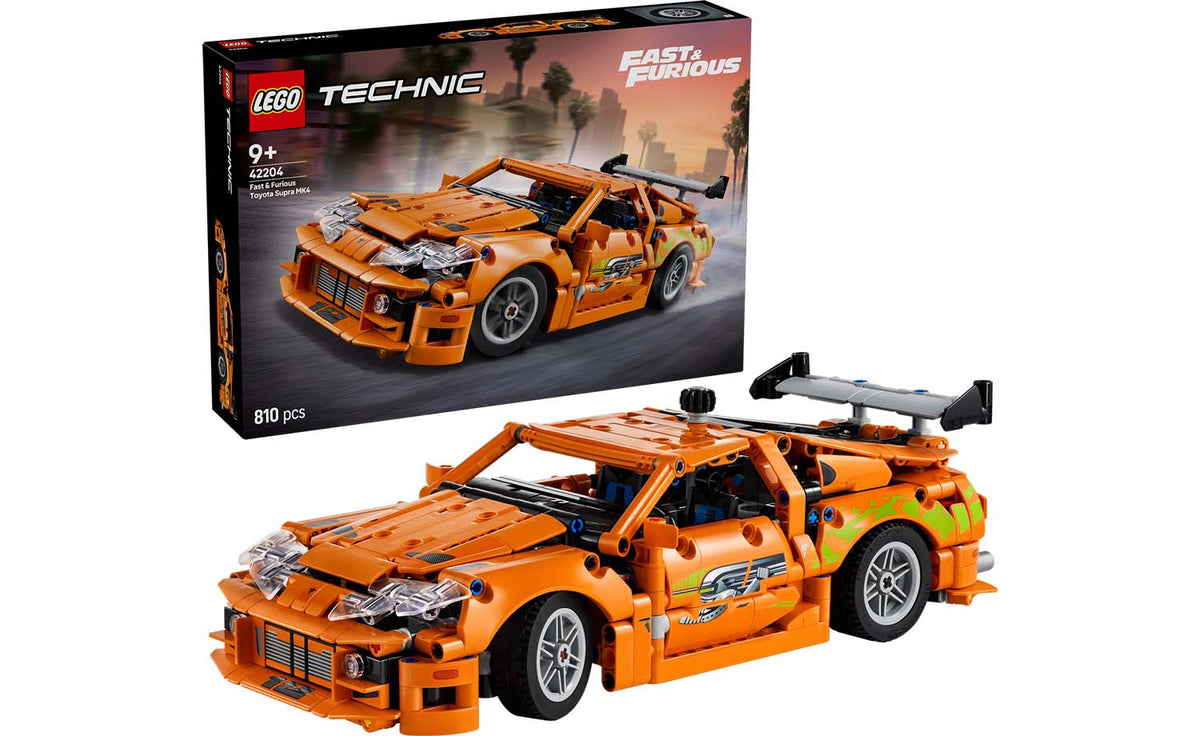 LEGO Technic Fast and Furious Toyota Supra MK4 Building Set - 42204