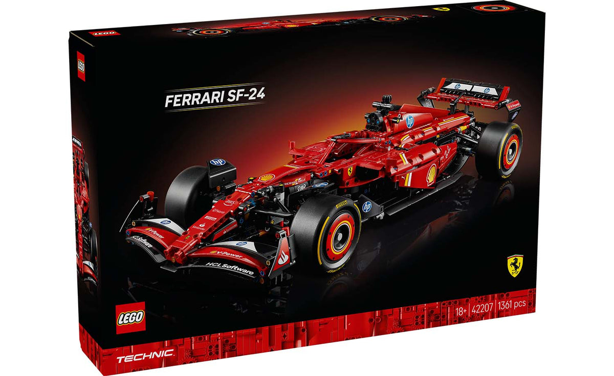 LEGO Technic Ferrari SF-24 F1 Car Building Set - 42207