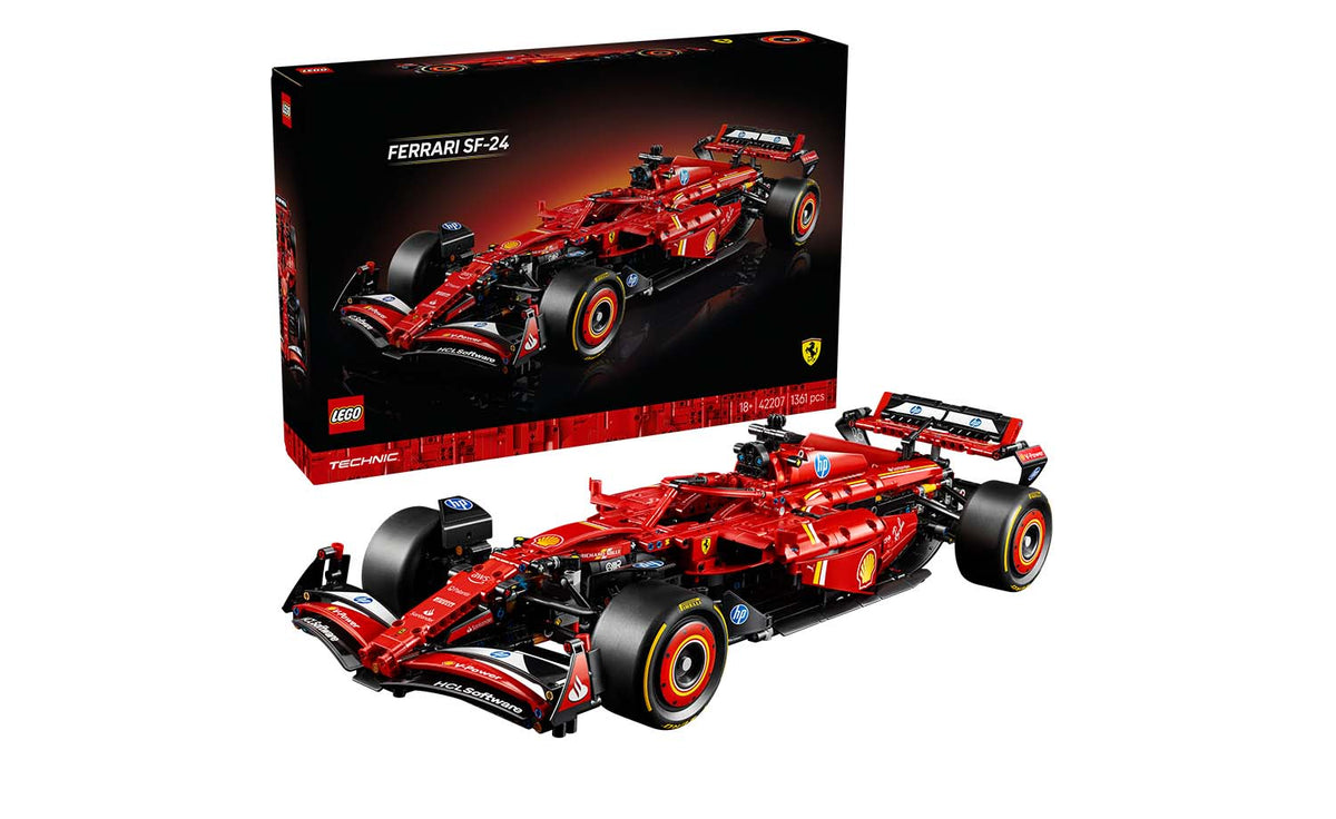 LEGO Technic Ferrari SF-24 F1 Car Building Set - 42207