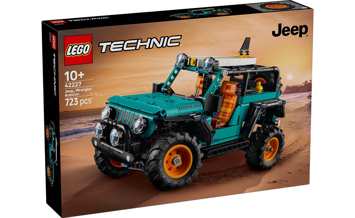 LEGO Technic Jeep Wrangler Rubicon SUV Building Set - 42227