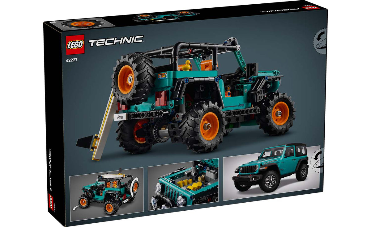 LEGO Technic Jeep Wrangler Rubicon SUV Building Set - 42227