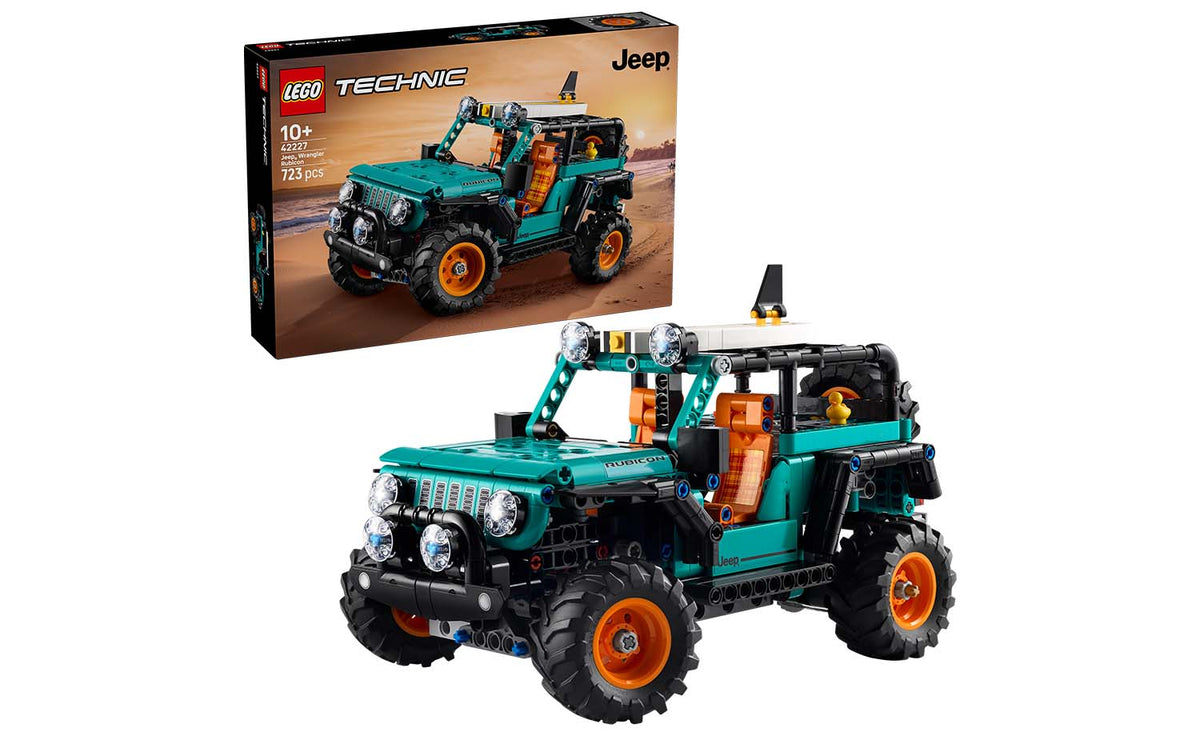 LEGO Technic Jeep Wrangler Rubicon SUV Building Set - 42227