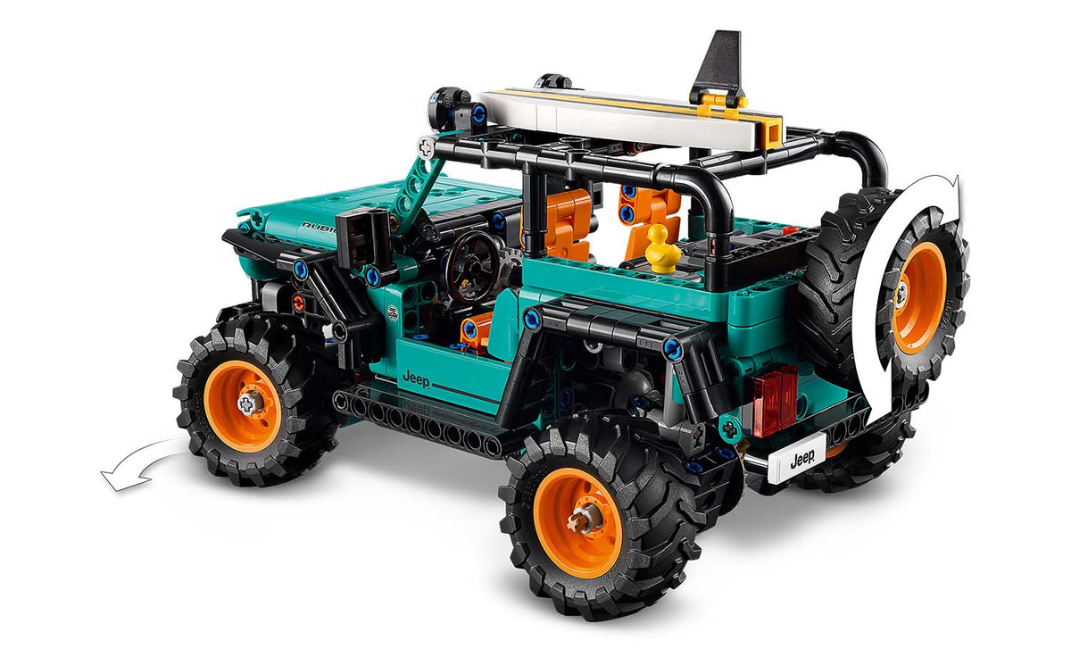 LEGO Technic Jeep Wrangler Rubicon SUV Building Set - 42227