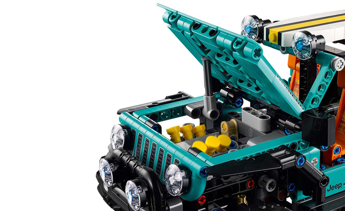 LEGO Technic Jeep Wrangler Rubicon SUV Building Set - 42227