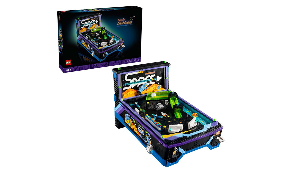 LEGO Icons Arcade Pinball Machine Building Set - 11374
