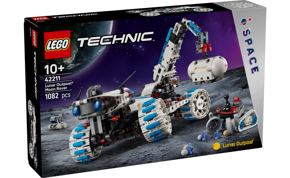 LEGO Technic Lunar Outpost Moon Rover Space Vehicle Building Set - 42211