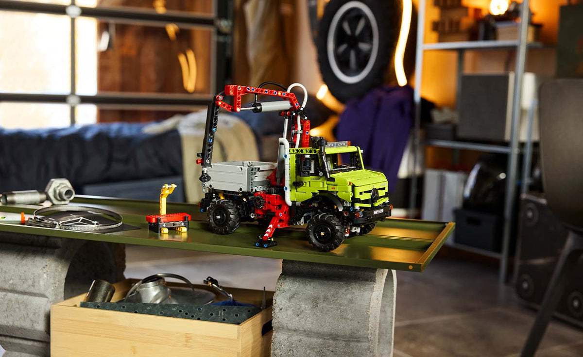 LEGO Technic Mercedes-Benz Unimog U 5023 with Crane Building Set - 42242
