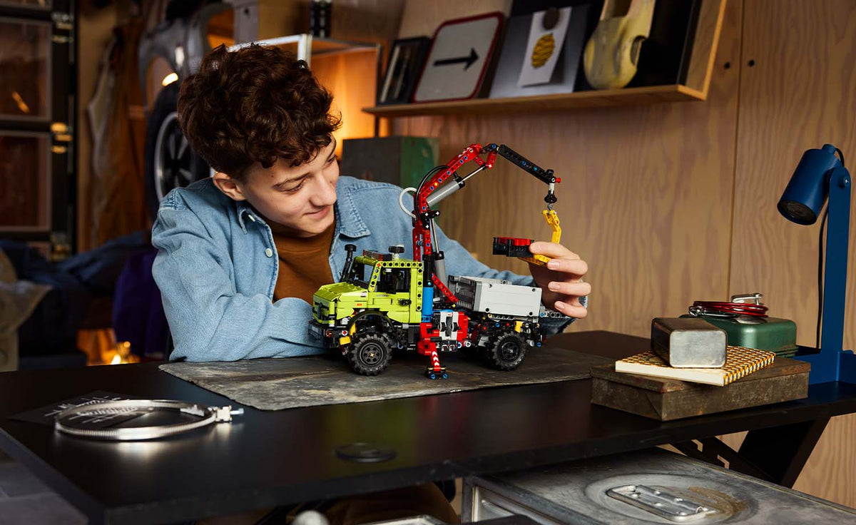 LEGO Technic Mercedes-Benz Unimog U 5023 with Crane Building Set - 42242