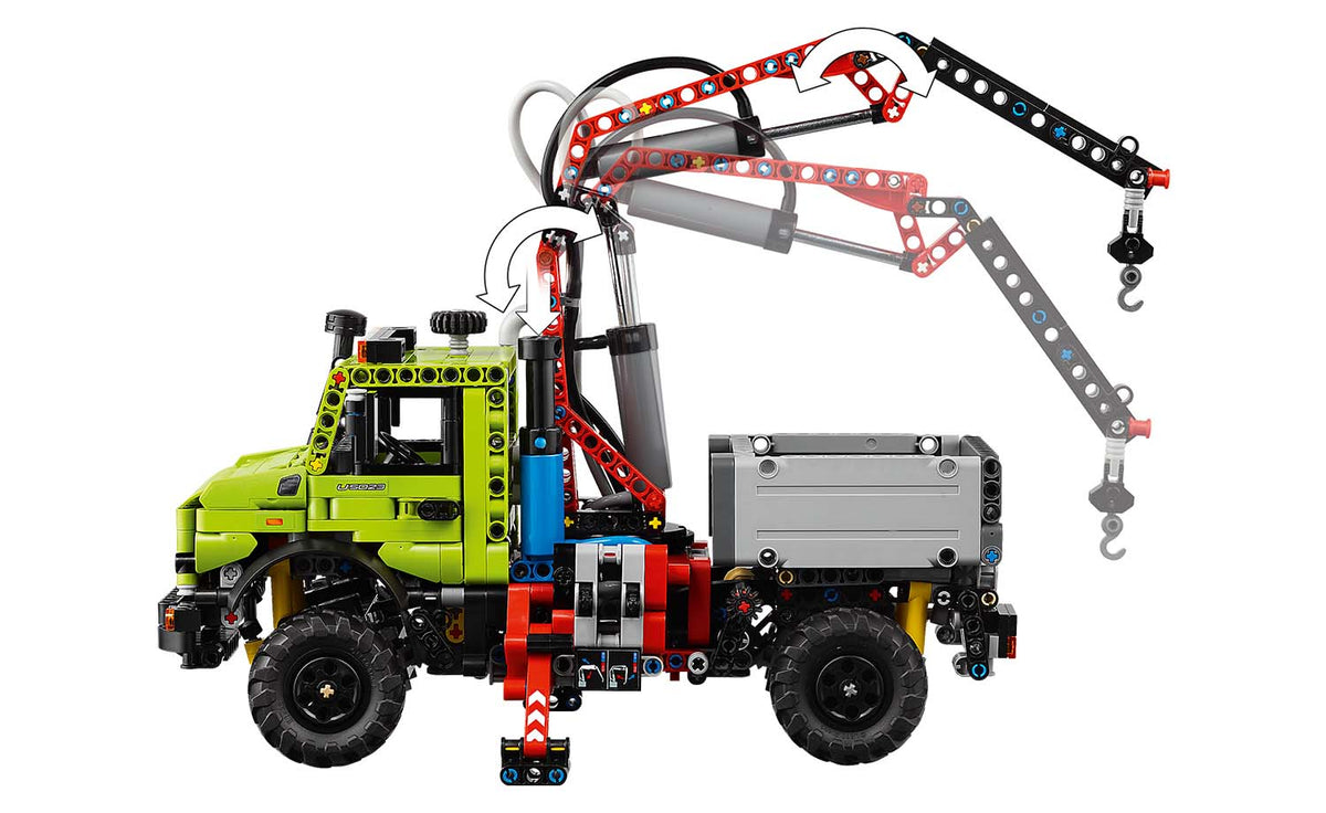 LEGO Technic Mercedes-Benz Unimog U 5023 with Crane Building Set - 42242