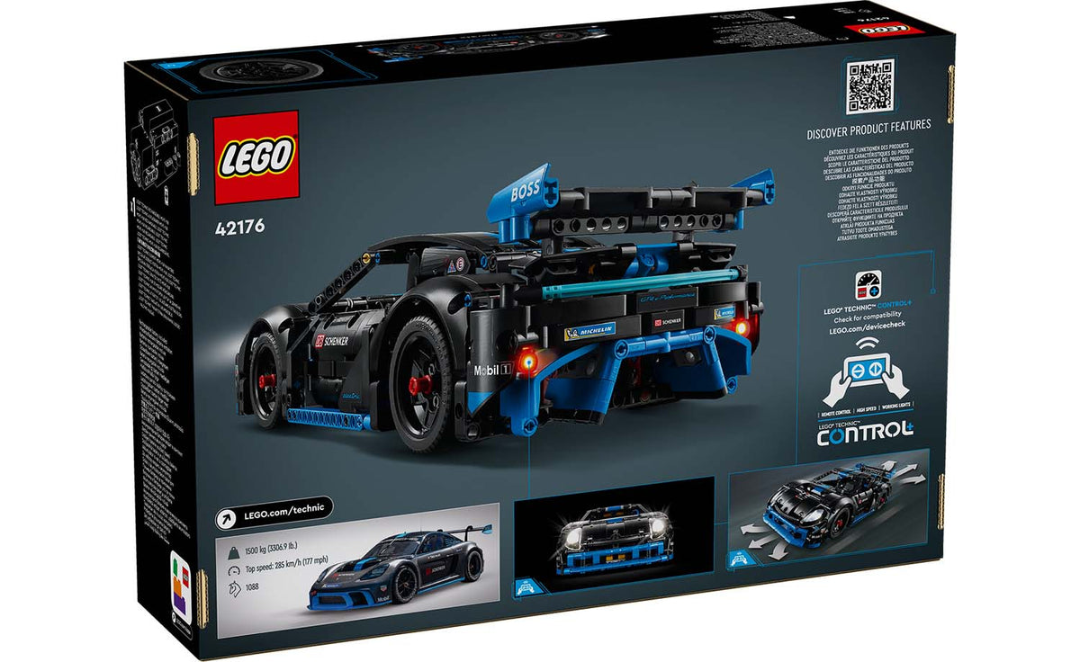 LEGO Technic Porsche GT4 e-Performance Race Car Building Set - 42176