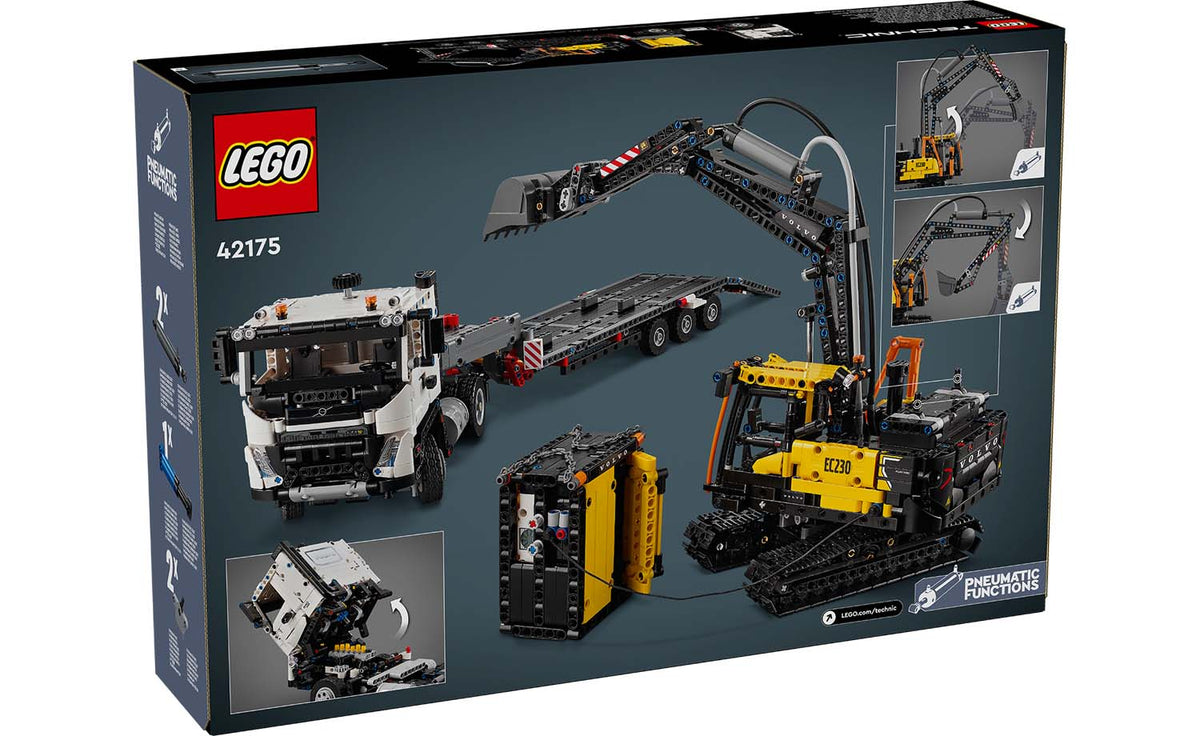 LEGO Technic Volvo FMX Truck & EC230 Electric Excavator Building Set - 42175