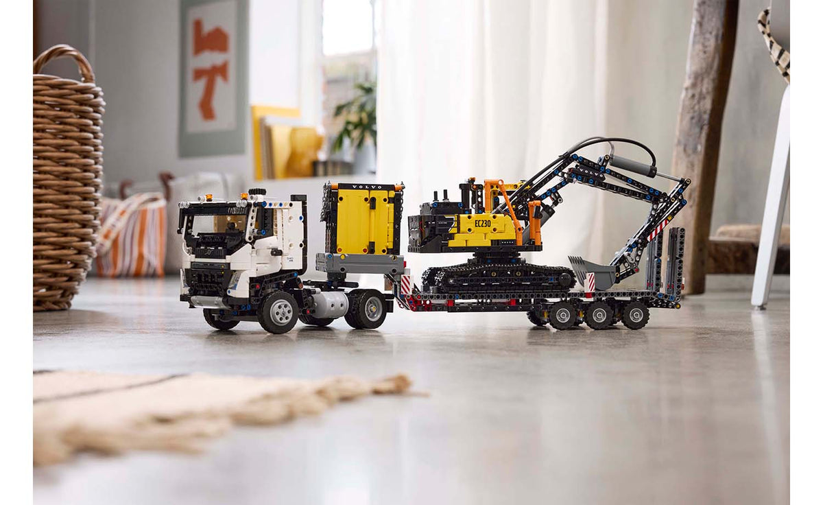 LEGO Technic Volvo FMX Truck & EC230 Electric Excavator Building Set - 42175
