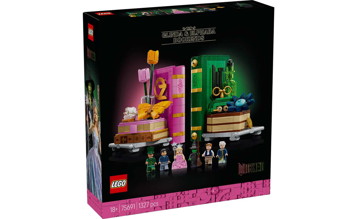 LEGO Wicked Glinda & Elphaba Bookends - Set 75691