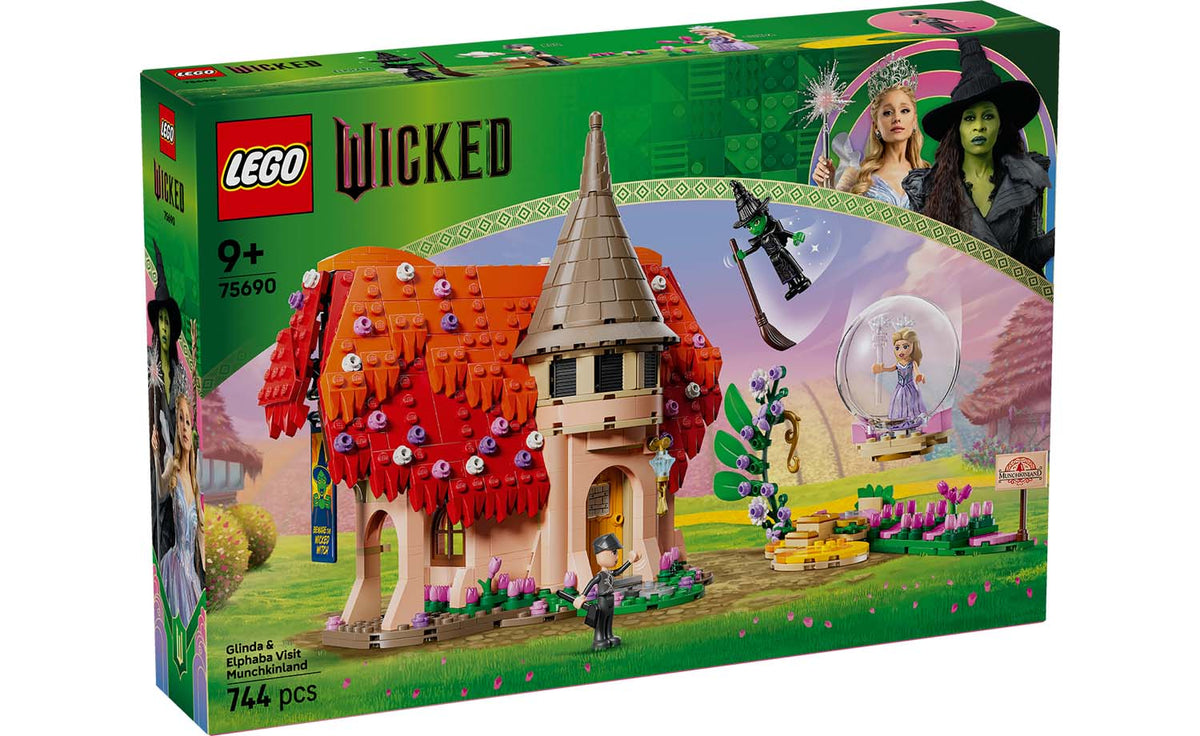 LEGO Wicked Glinda & Elphaba Visit Munchkinland Building Set - 75690