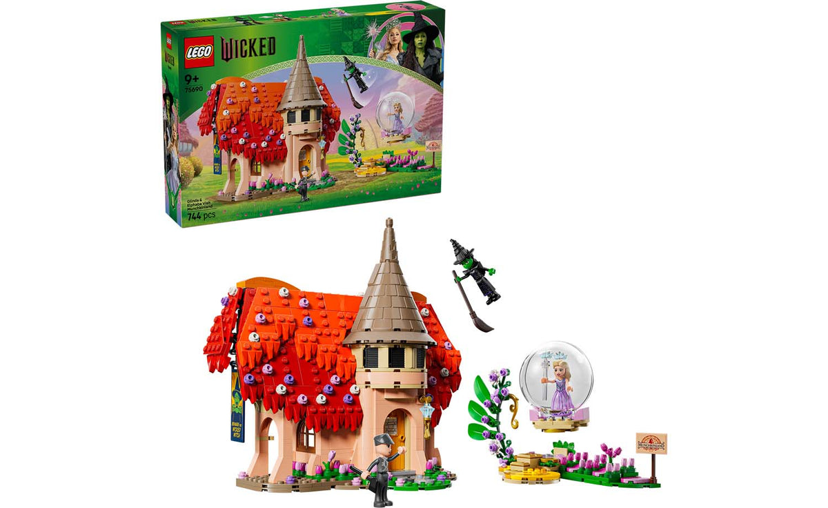 LEGO Wicked Glinda & Elphaba Visit Munchkinland Building Set - 75690
